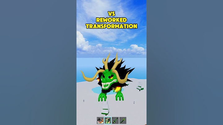 New Dragon Transformation Rework in Here - Blox Fruits