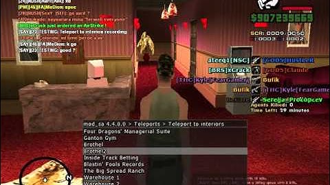 Teleporting to interiors SAMP