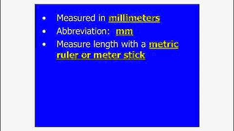 Linear Measurement Notes