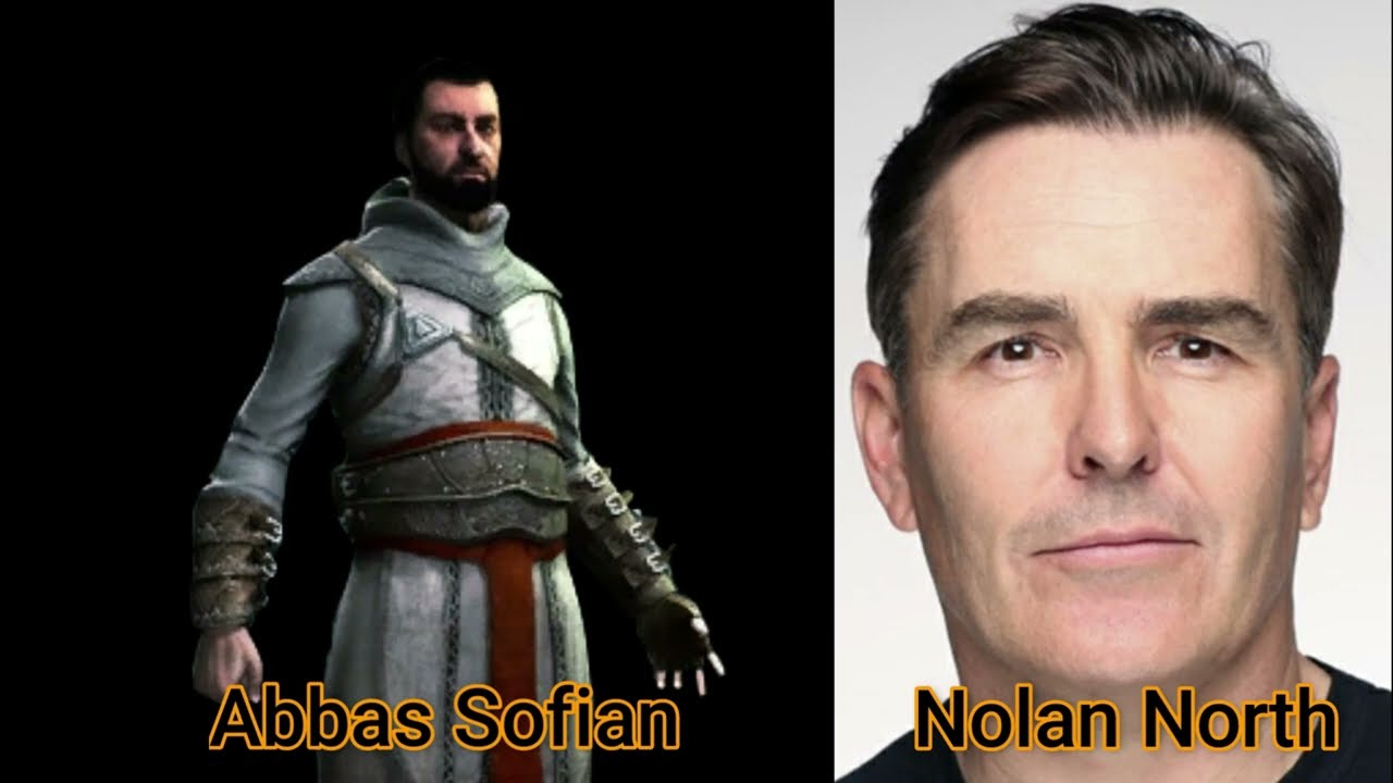 Character and Voice Actor - Assassin's Creed - Abbas Sofian - Nolan North