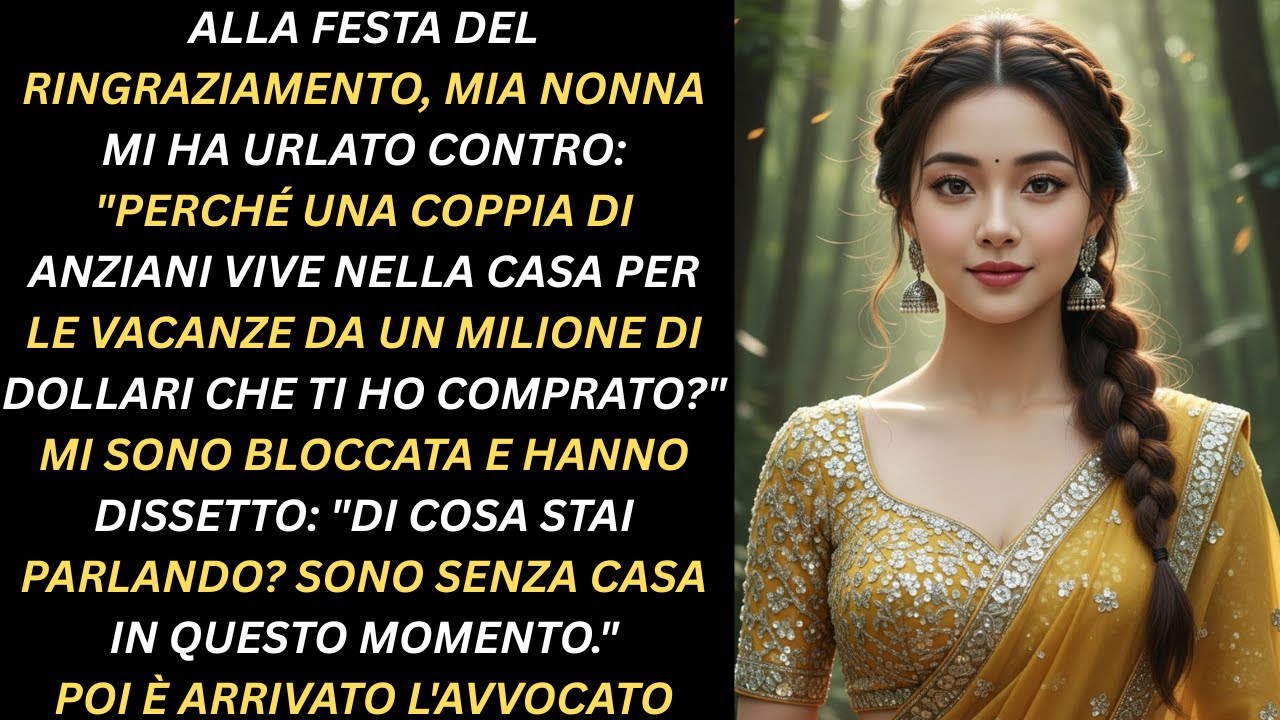A Thanksgiving, mia nonna mi ha urlato contro—sono rimasto paralizzato e ho detto: “Non ne so nulla…