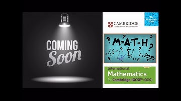 IGCSE Maths (0607)