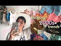 THRIFTING Y2K TRENDS ☆ early 2000s thrift trip!