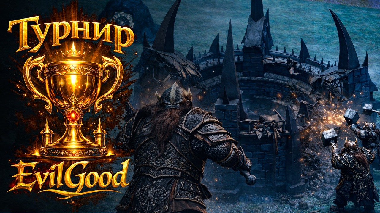 Турнир 2х2 EvilGood - Гизлейн vs Стивен | Властелин колец BFME 2 ROTWK Ennorath mod