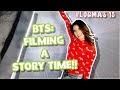 VLOGMAS DAY 14 | BTS FILMING A STORY TIME | GLAMOUR FAMILY