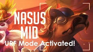 LoL Gameplay  - URF Nasus Full AP Mid - CZ/SK