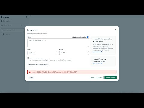 MongoNetworkError: connect ECONNREFUSED 127.0.0.1:27017 SOLVED in Mongosh Mongodb #mongodb #coding