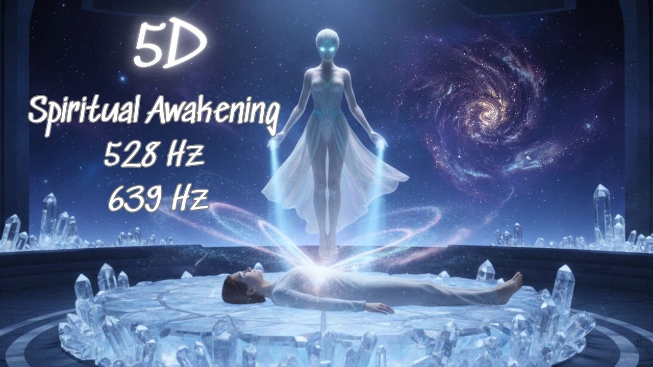 Spiritual Awakening 528 Hz 639 Hz Pleiadian Light Codes 5D Activation ...