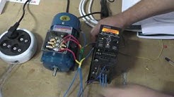 подключение трехфазного двигателя через однофазную сеть