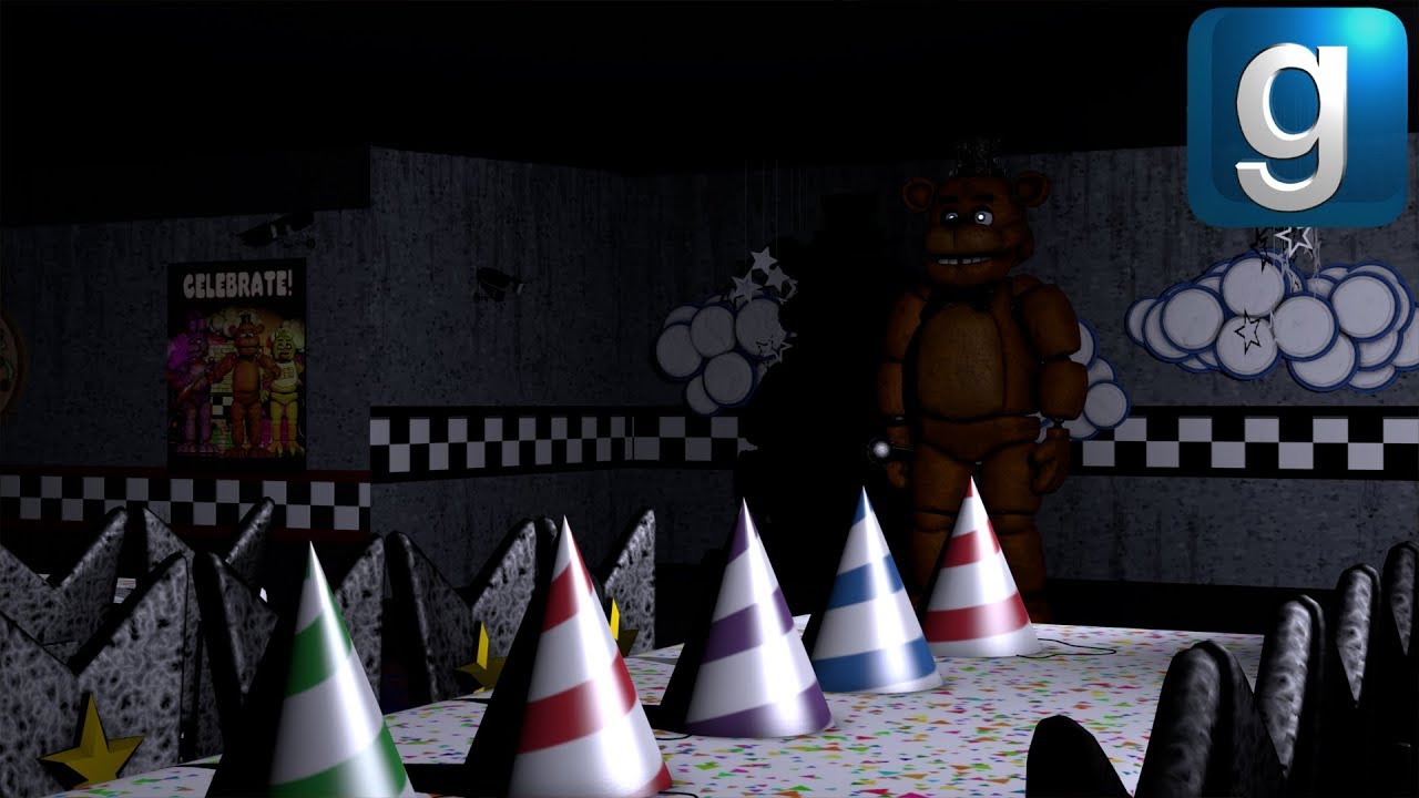 Gmod FNAF  New Five Nights at Freddy's 1 Map With Events! (Kinda) 