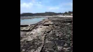 Na praia de caibu