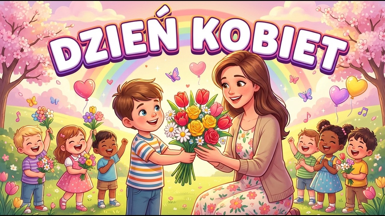 Dzień Kobiet - piosenka dla dzieci