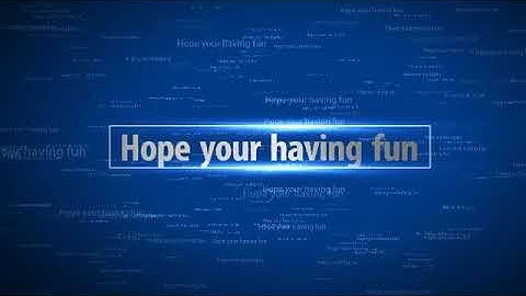 New intro guys - Created using Flixpress.com