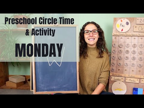 Monday - Preschool Circle Time - Fall (10/4)