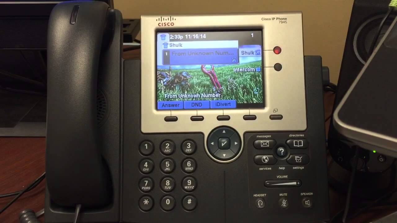 Cisco 7945G Ringtone Test - Gaur Plains - YouTube