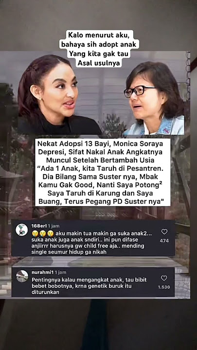 Nekat adopsi 13 anak, monica soraya depresi dengan sifat nakal anaknya #adopsi #monicasoraya #nakal