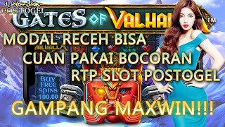 Modal Receh Cuan Pakai Bocoran RTP Slot Postogel - Gampang MAXWIN