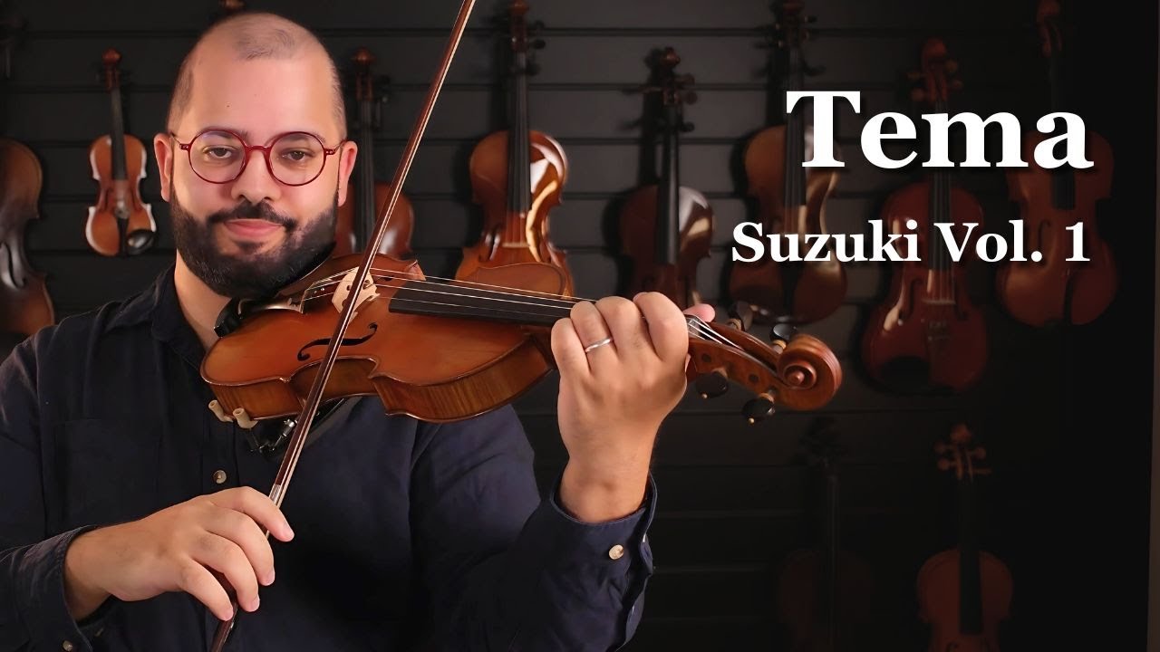 Tema | Suzuki Vol. 1 | Violino e Metrônomo em 52 - YouTube