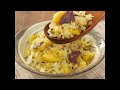 皮ごと丸ごと炊いて混ぜるだけ!さつまいもご飯
