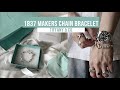 TIFFANY & CO. 1837 MAKERS WIDE CHAIN BRACELET (SILVER & 18K GOLD) UNBOXING & REVIEW  |  @TIMOTHYKOH_