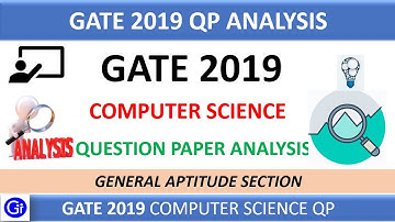 GATE 2019 QUESTION PAPER ANALYSIS - MEMORY BASED
