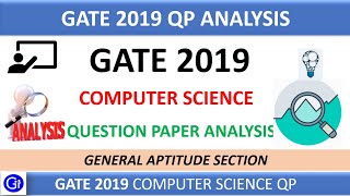 GATE 2019 QUESTION PAPER ANALYSIS - MEMORY BASED Net Worth