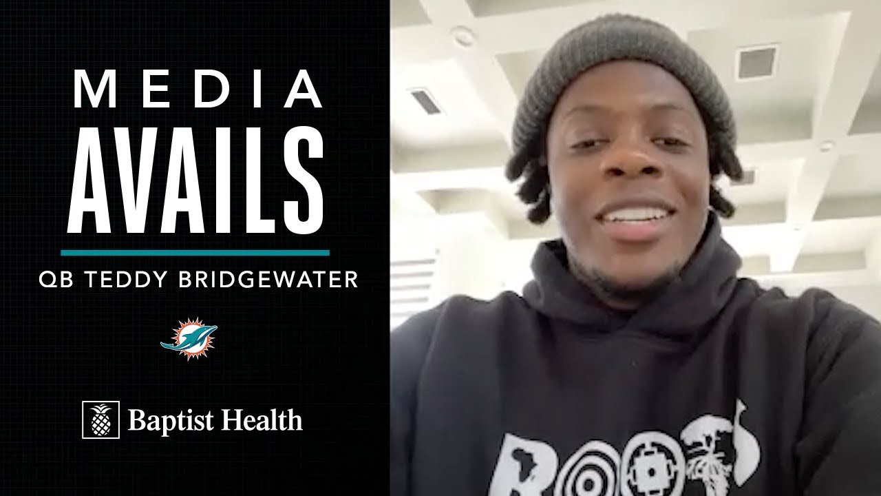 QUARTERBACK TEDDY BRIDGEWATER MEETS WITH THE MEDIA | MIAMI DOLPHINS