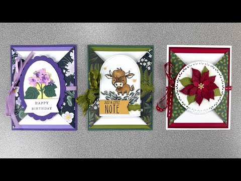 Triangle Gatefold Card - Mystery Stamping Revealed - 6-17-26