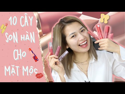 MẶT MỘC CHỌN SON GÌ? ♡ 10 Cây Son Hàn Cho Mặt Mộc ♡ Pretty.Much