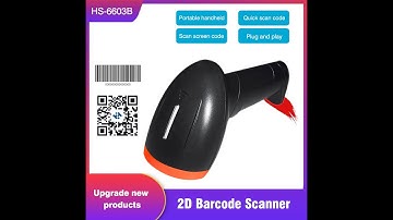 Wireless Barcode Scanner Laser Barcode Reader 1D 2D QR Handheld Bar Code Portable Scanner HS-6603B