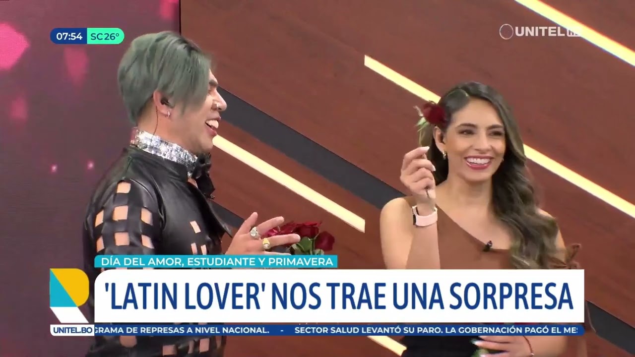 Latin lover nos trae sorpresas en la revista de Unitel