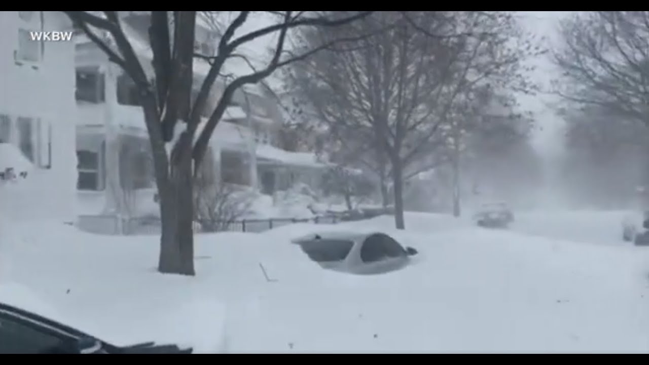 Buffalo hit by 'blizzard of the century,' governor says