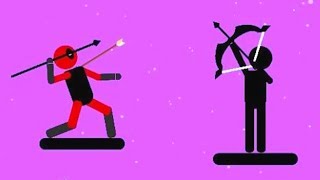 Stick Hero Fight The SpearMan Archer fight / Android Gameplay HD screenshot 2