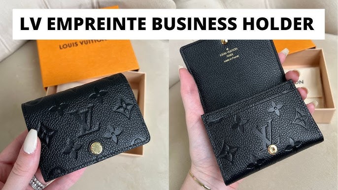 louis business card holder case