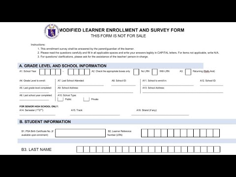 Lesf Form.pdf Download MLESF Modified Learners Enrolment and Survey Form ( English ...