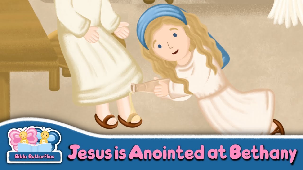 Jesus is Anointed at Bethany BIBLE STORY Kids Children · Just the Bible Story without Ben and Bella