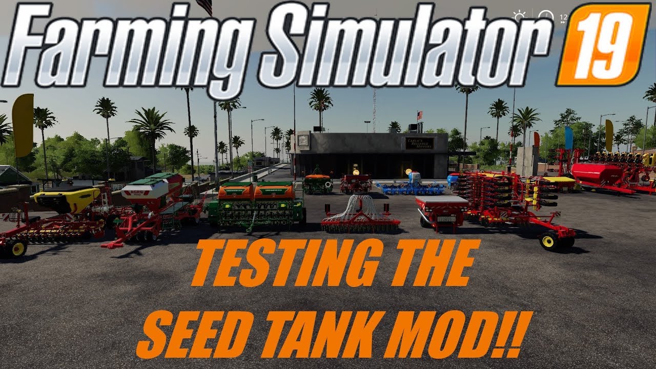 Testing The Seed Tank Mod! - Farming Simulator 19 - PS4