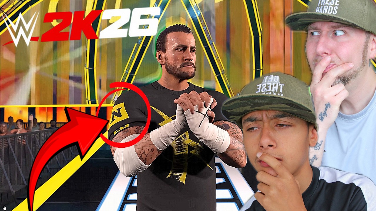 NEW WWE 2K26 GAMEPLAY CM PUNK SHOWCASE REACTION REVIEW