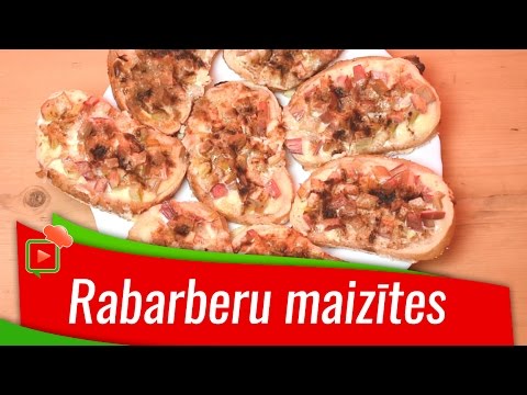 Video: Rabarberu Un Mandeļu Smalkmaizītes