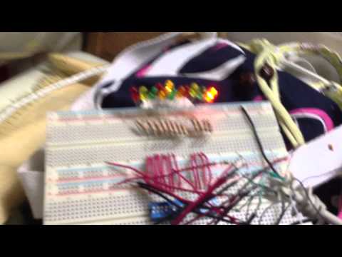 Parallel port interfacing: Blinking light lecture