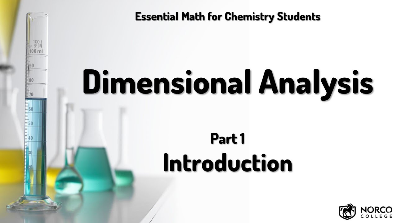 Dimensional Analysis. PART 1. Introduction - YouTube
