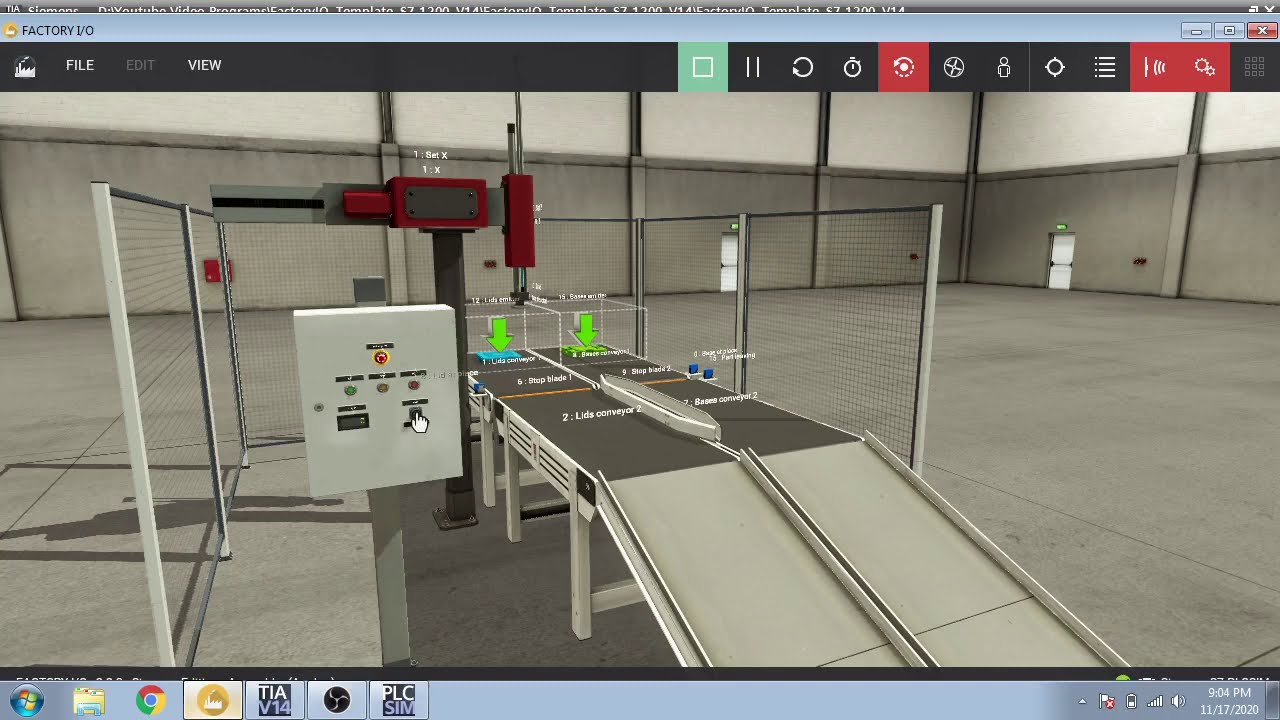 Factory IO Scene Analog Assembler - Tutorial 14 - TIA Portal - YouTube