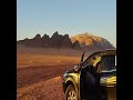 Gün batımı, Wadi Rum