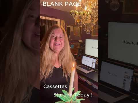 Blank Page Release Cassettes Staring Today All My Love Cheryl Blank Page Release Cassettes Staring Today All My Love Cheryl