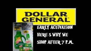 Dollar General Early Activation - Beginners Guide to Dollar General Couponing