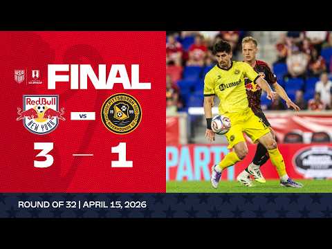 New York Red Bulls vs. Pittsburgh Riverhounds SC | 2026 Lamar Hunt U.S. Open Cup Game Highlights — football highlights