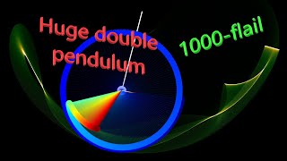 1000 double pendulums flail