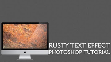 Real 3D Rusty Text in Photoshop