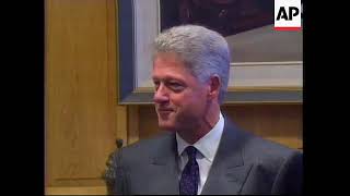 IRELAND: DUBLIN/SHANNON: US PRESIDENT CLINTON VISIT