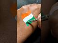 Indian Flag Painting on Hand 🇮🇳 Indian Flag Drawing on hand | Hand Painting #shorts